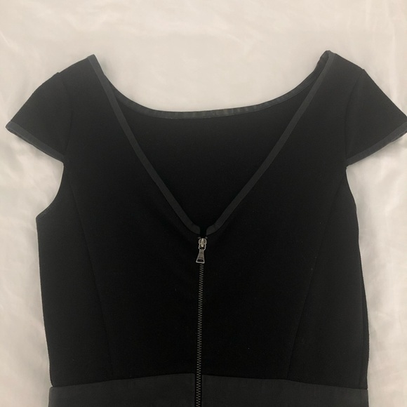 Club Monaco Leather Accent Dress - Picture 2 of 7